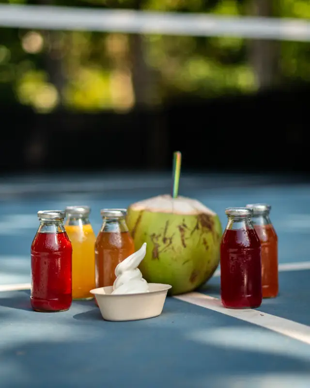 Refreshment options at the courts
